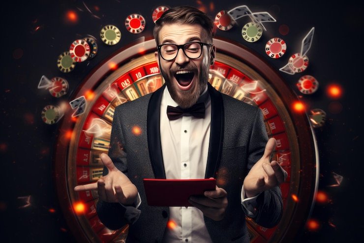 Pengguna membahas referral melalui ponsel